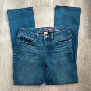 Faded Glory Women's Straight Leg Jeans in Blue